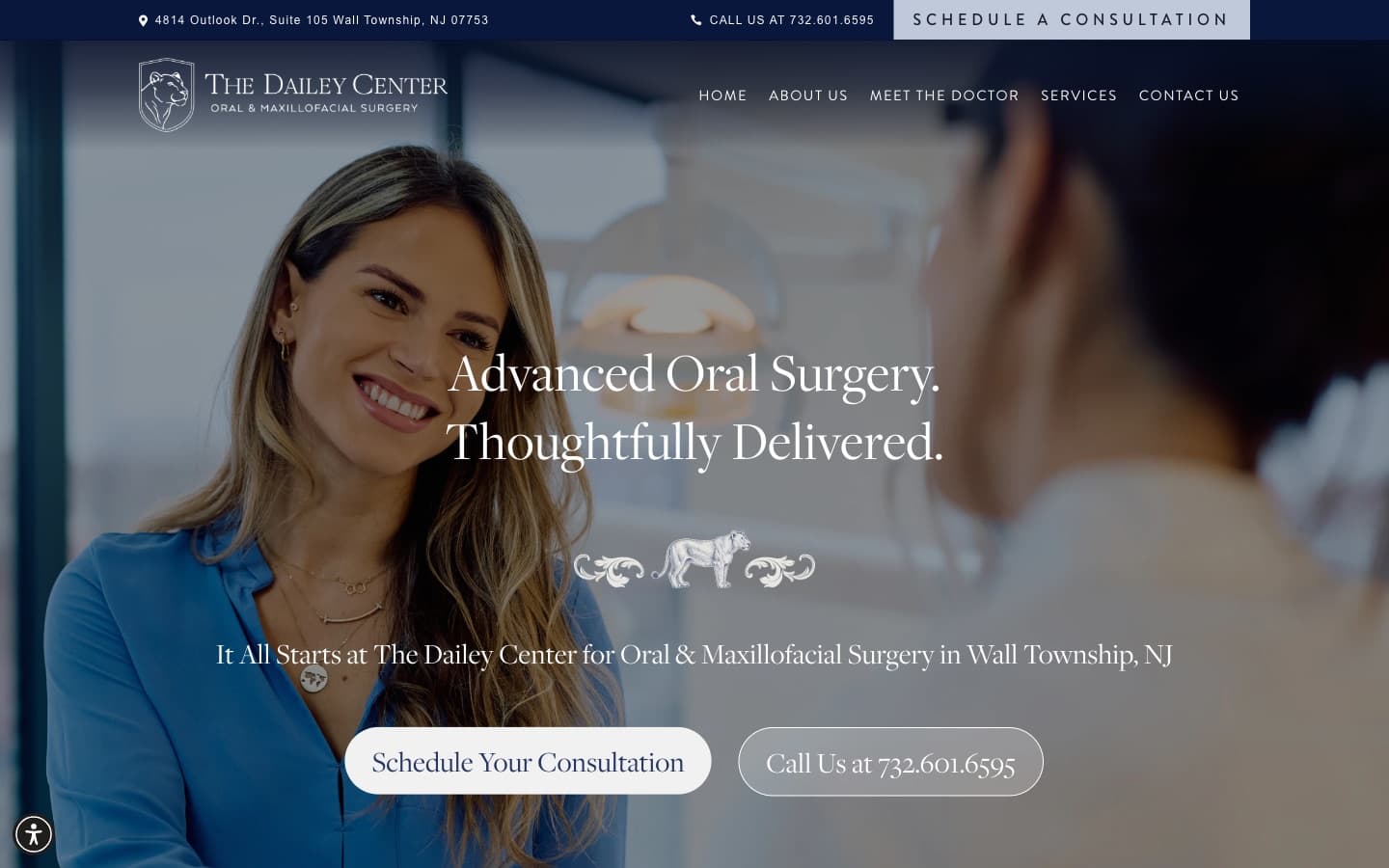 Dailey Center for Oral & Maxillofacial Surgery homepage