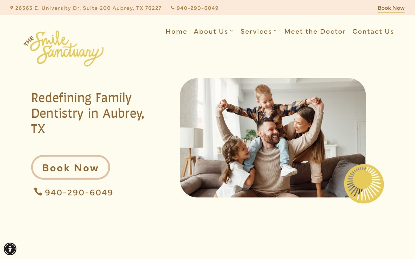 The Smile Sanctuary homepage